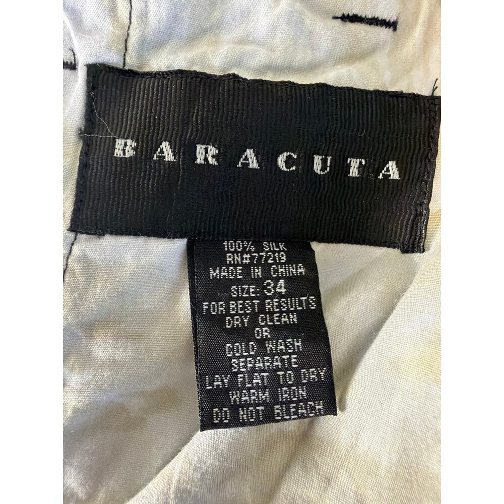 Baracuta Men's 100% Silk Pleated Shorts - Picture 6 of 6